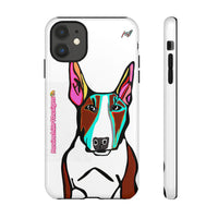 MR Bull Terrier Phone Case — Colorful Pop Art Tough Cases for Dog Lovers
