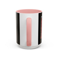 Coffee Mug — Colorful Abstract Cross Accent Ceramic Mug (11/15 oz)