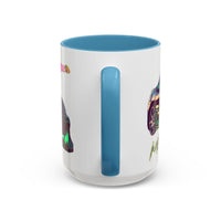 Coffee Mug —ECLIPSE  Neon Sports Car Design with "MovinchiArtDesigns" Logo