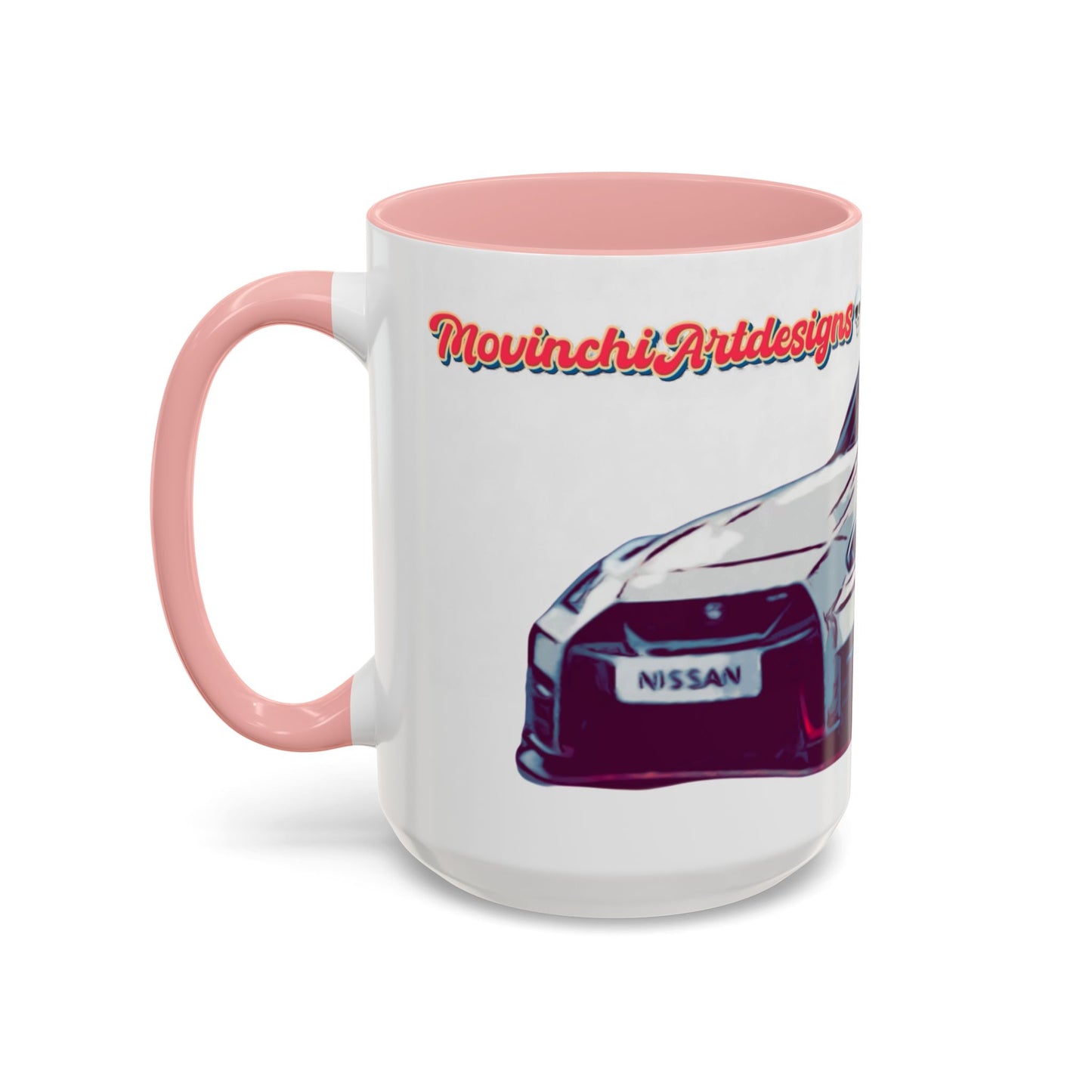 R35.  Sports Car Accent Mug — Nissan GT-R Inspired Coffee Cup (11/15oz)