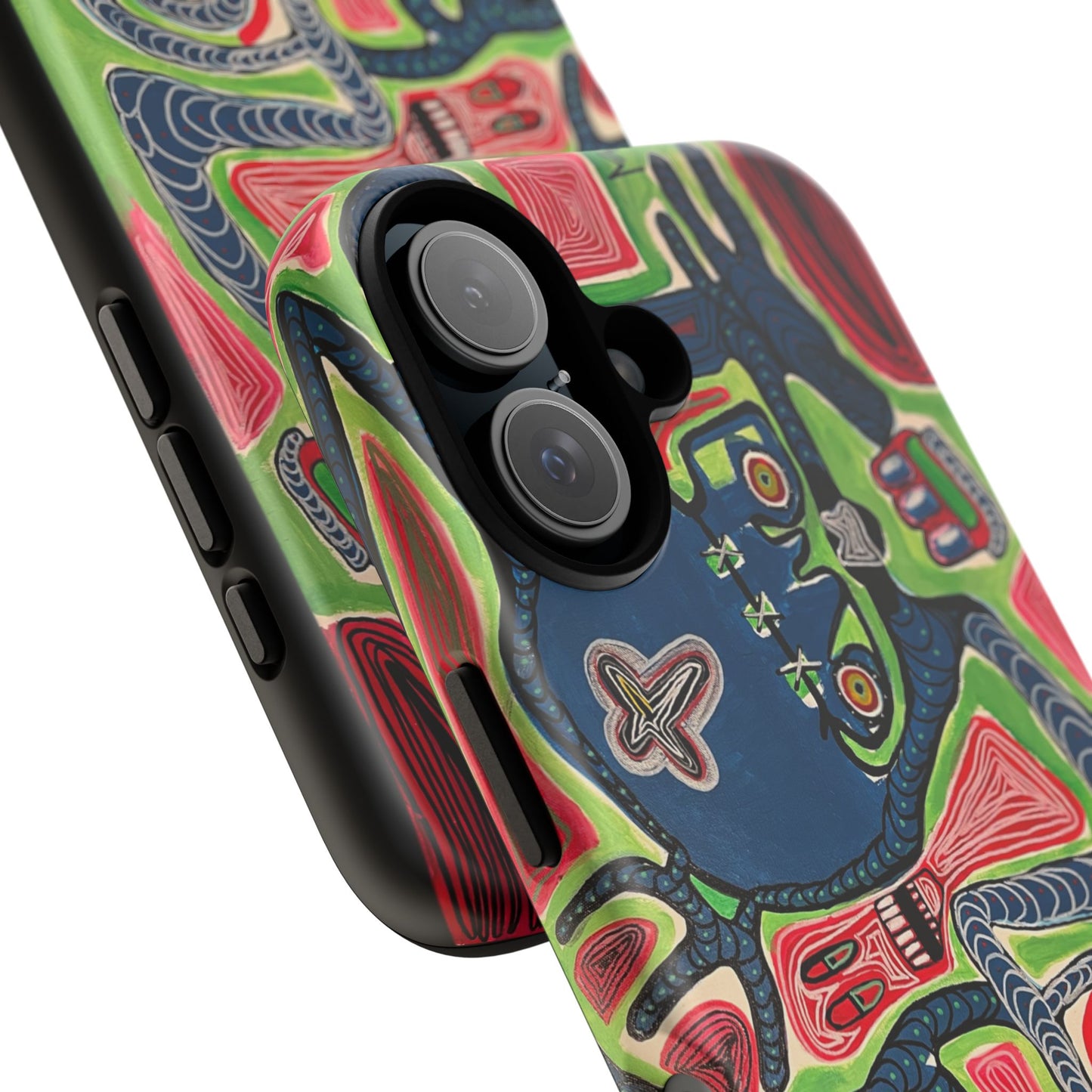 Abstract AFTERLIFE Phone Case — Bold Psychedelic Music Art