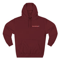 HEART ATTACK  Abstract Psyche Hoodie — Colorful Three-Panel Back Art Fleece Hoodie