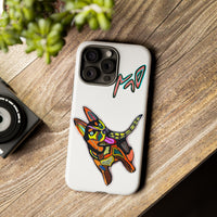 HUSKY  Colorful Abstract Dog Phone Case — 'MAD' Signature Protective Case