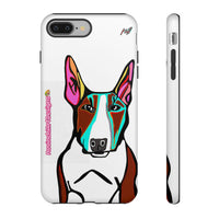 MR Bull Terrier Phone Case — Colorful Pop Art Tough Cases for Dog Lovers