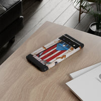Puerto Rican Flag Phone Case - Rustic Coquí Door Design Tough Case
