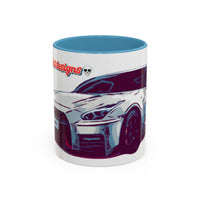 R35.  Sports Car Accent Mug — Nissan GT-R Inspired Coffee Cup (11/15oz)