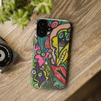 CONCERT  Abstract Graffiti Phone Case — Colorful Street Art Tough Cases