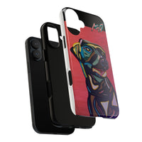 Colorful Pit LABRADOR Tough Phone Case — Vibrant Pop Art Dog Design