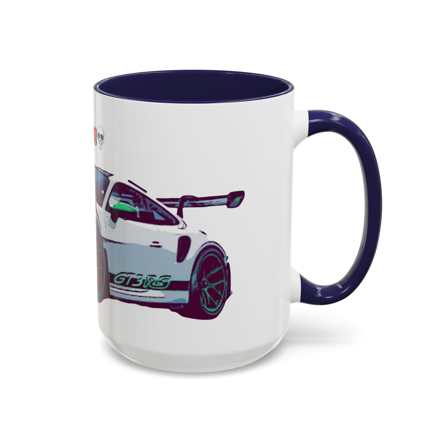 Porsche GT3 Cup Accent Coffee Mug – Racing Car Graphic 11/15oz