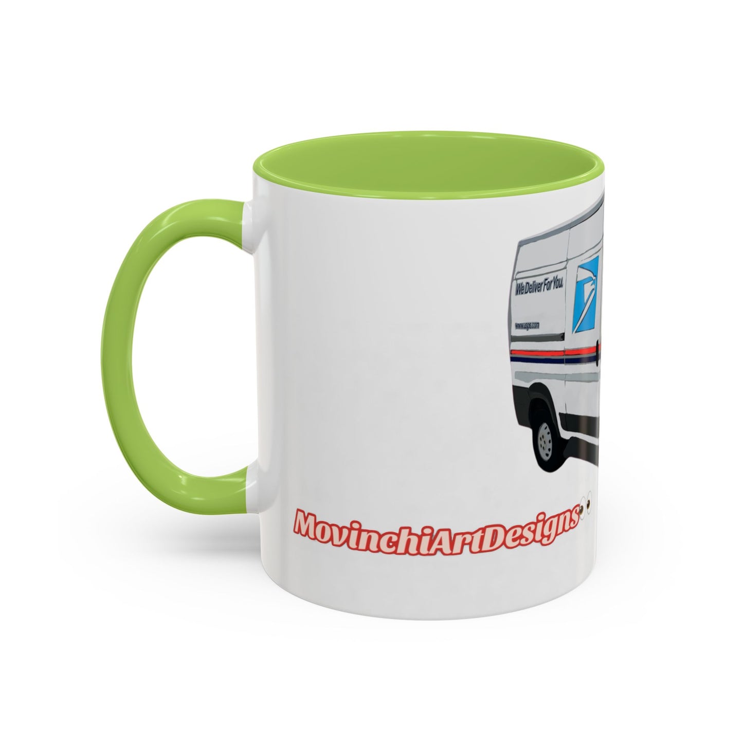 PROMASTER.  Coffee Mug — Postal Delivery Van Illustration