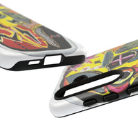 VINCENT.  Skull Riot Phone Case – Colorful Abstract Horror Art Protective Cover
