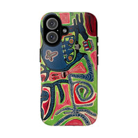 Abstract AFTERLIFE Phone Case — Bold Psychedelic Music Art