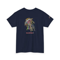 Graphic Tee — Colorful CRAZY TUNA  Illustration Back Print Tee