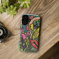 CONCERT  Abstract Graffiti Phone Case — Colorful Street Art Tough Cases