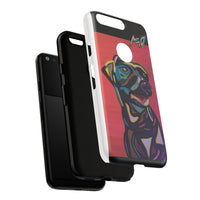 Colorful Pit LABRADOR Tough Phone Case — Vibrant Pop Art Dog Design