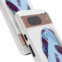 Melvin White Sports Car Phone Case - Retro Pop Art Supercar Protective Tough Case