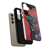 Colorful Pit LABRADOR Tough Phone Case — Vibrant Pop Art Dog Design