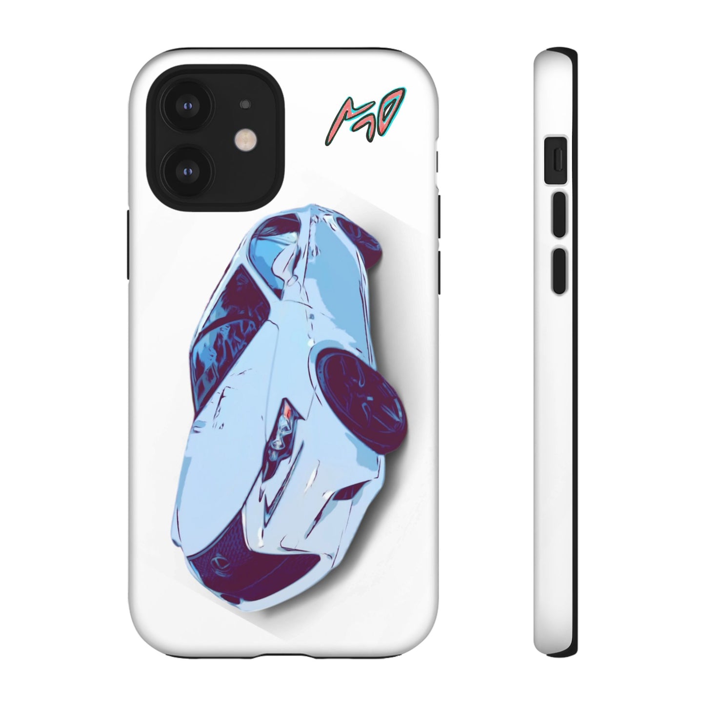 Melvin White Sports Car Phone Case - Retro Pop Art Supercar Protective Tough Case