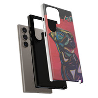 Colorful Pit LABRADOR Tough Phone Case — Vibrant Pop Art Dog Design