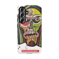 KUNTA.  Abstract Tribal Skull Phone Case — Colorful Street Art Protective Cover