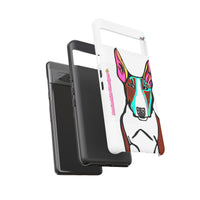 MR Bull Terrier Phone Case — Colorful Pop Art Tough Cases for Dog Lovers