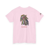 Graphic Tee — Colorful CRAZY TUNA  Illustration Back Print Tee