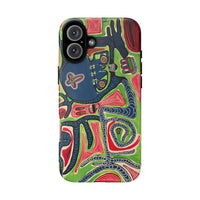 Abstract AFTERLIFE Phone Case — Bold Psychedelic Music Art