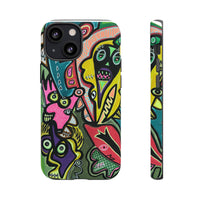 CONCERT  Abstract Graffiti Phone Case — Colorful Street Art Tough Cases