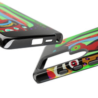 CRAZY.   Tribal Face Phone Case — Colorful Modern Art iPhone Cover
