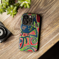 Abstract AFTERLIFE Phone Case — Bold Psychedelic Music Art