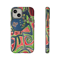 Abstract AFTERLIFE Phone Case — Bold Psychedelic Music Art