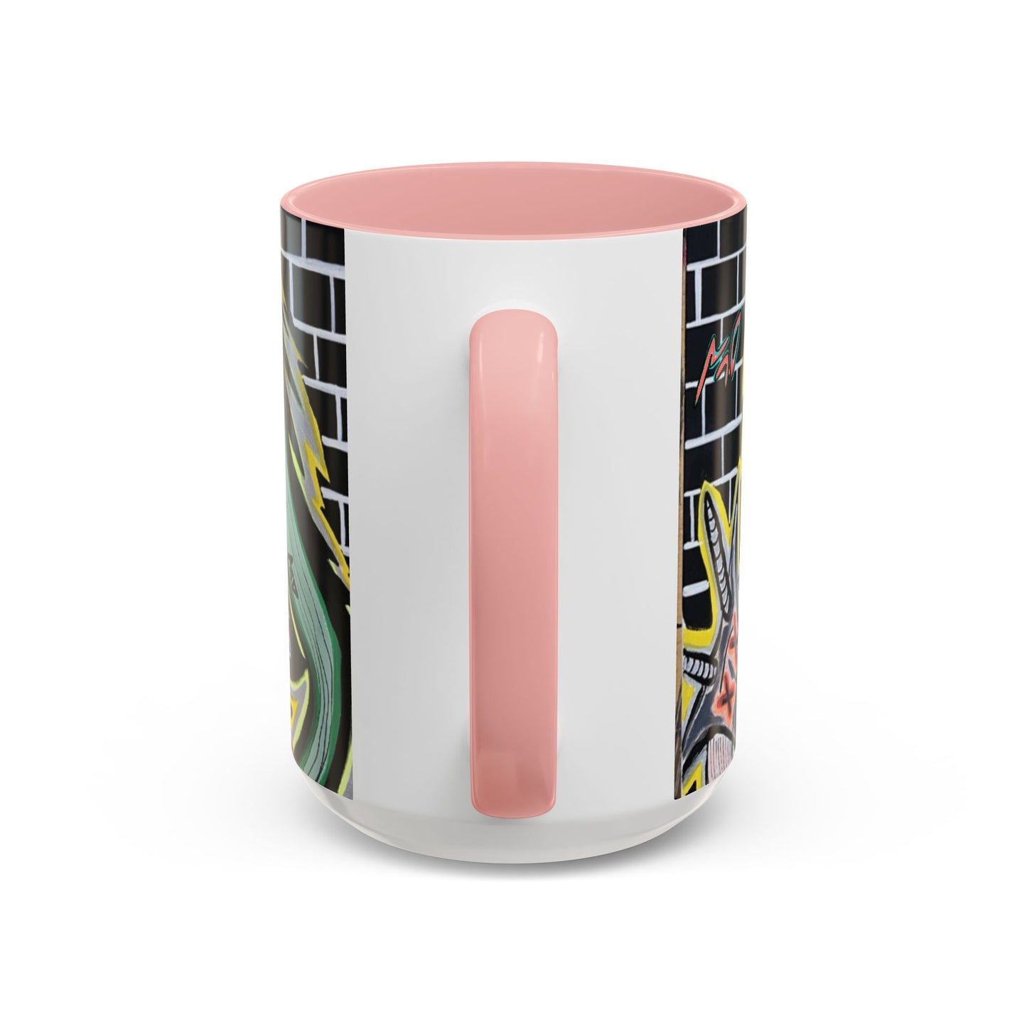 CHUPACABRAS.  Green Monster Art Coffee Mug — Spooky Neon Creature Accent Mug (11/15oz)