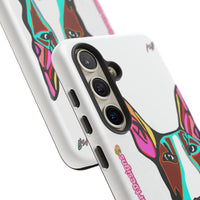 MR Bull Terrier Phone Case — Colorful Pop Art Tough Cases for Dog Lovers
