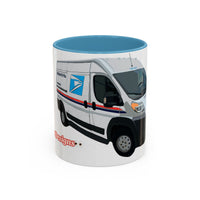 PROMASTER.  Coffee Mug — Postal Delivery Van Illustration