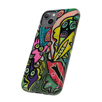CONCERT  Abstract Graffiti Phone Case — Colorful Street Art Tough Cases