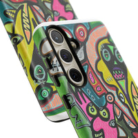 CONCERT  Abstract Graffiti Phone Case — Colorful Street Art Tough Cases