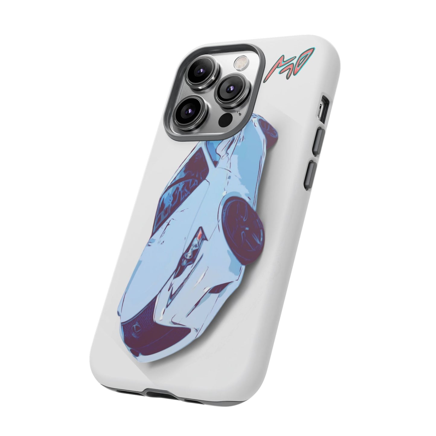 Melvin White Sports Car Phone Case - Retro Pop Art Supercar Protective Tough Case