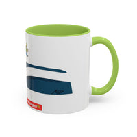 AERIAL.   Wave Accent Coffee Mug — Watersports Lover Gift