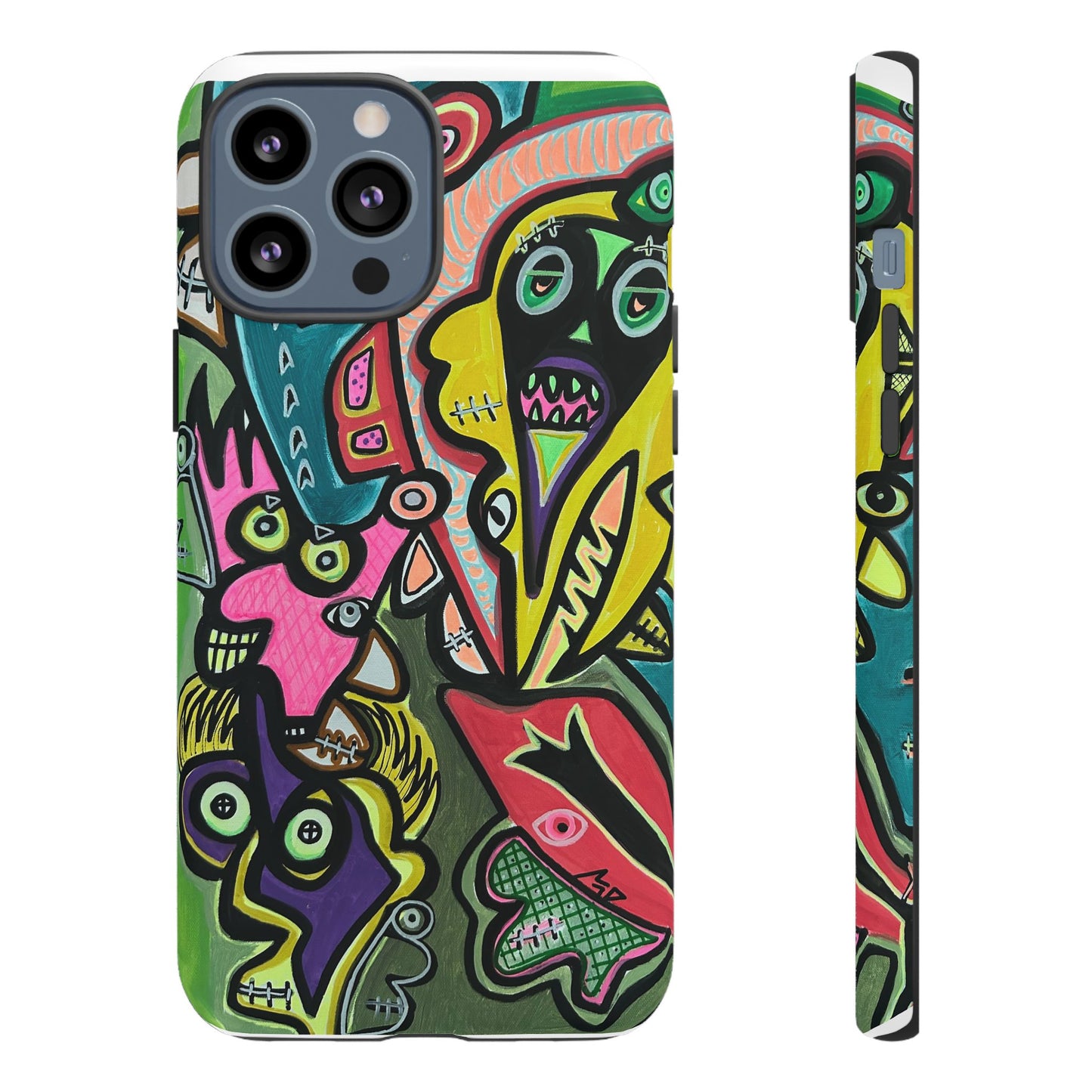 CONCERT  Abstract Graffiti Phone Case — Colorful Street Art Tough Cases