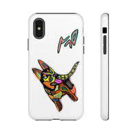 HUSKY  Colorful Abstract Dog Phone Case — 'MAD' Signature Protective Case