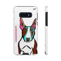 MR Bull Terrier Phone Case — Colorful Pop Art Tough Cases for Dog Lovers