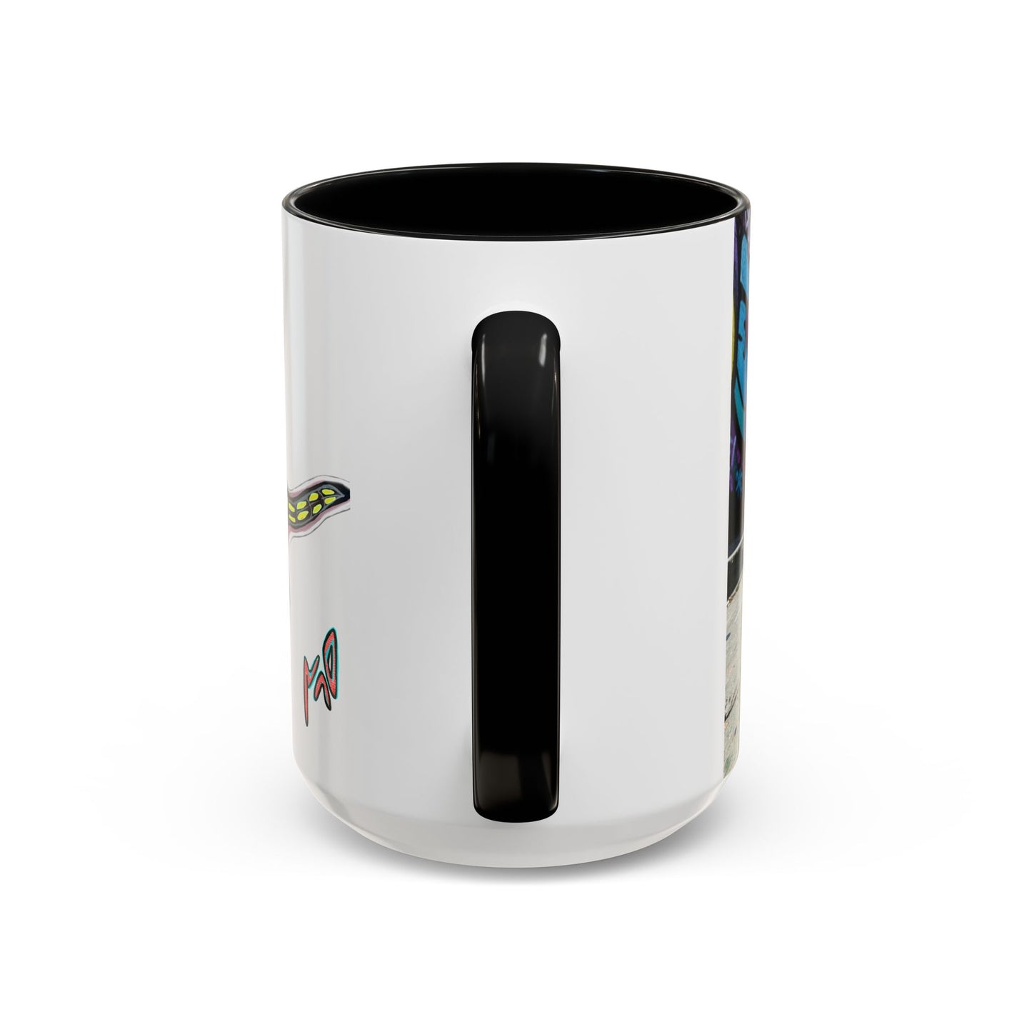 Colorful Pop Art Dog Accent Coffee Mug — Vibrant French Bulldog Design (11/15 oz)
