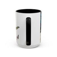 Colorful Pop Art Dog Accent Coffee Mug — Vibrant French Bulldog Design (11/15 oz)