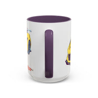 ZR1 Lover Coffee Mug — Yellow Sports Car & Boston Terrier Accent Mug (11/15 oz)
