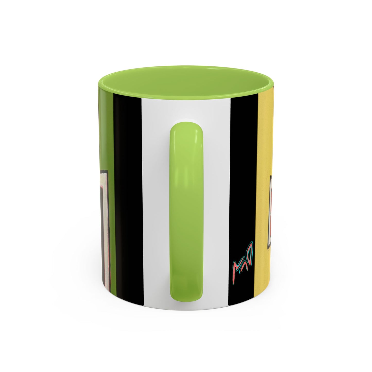 SAN SEBASTIAN2.0 Colorful Canal Houses Accent Coffee Mug — Bright European Street Art Ceramic Mug (11/15oz)