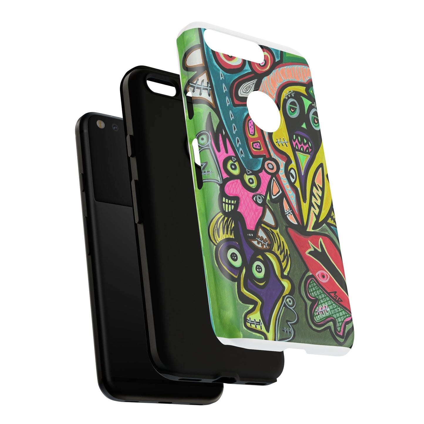 CONCERT  Abstract Graffiti Phone Case — Colorful Street Art Tough Cases