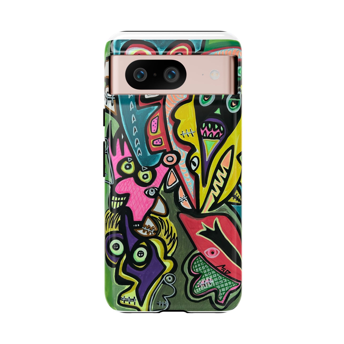 CONCERT  Abstract Graffiti Phone Case — Colorful Street Art Tough Cases