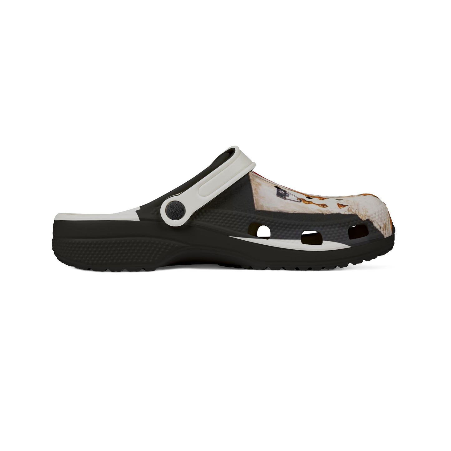 PUERTO RICO Patriotic Rustic Door EVA Foam Clogs