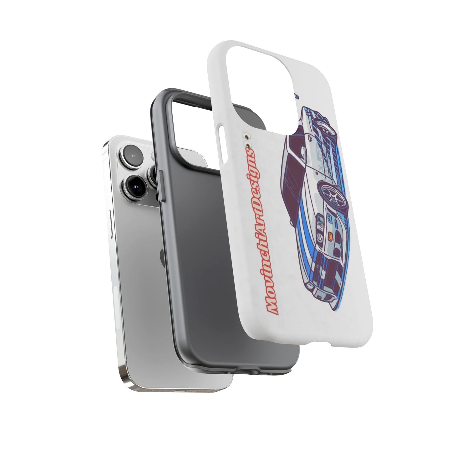 Retro Skyline r34 Phone Case — Vintage Sports Car Graphic