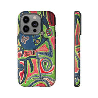 Abstract AFTERLIFE Phone Case — Bold Psychedelic Music Art